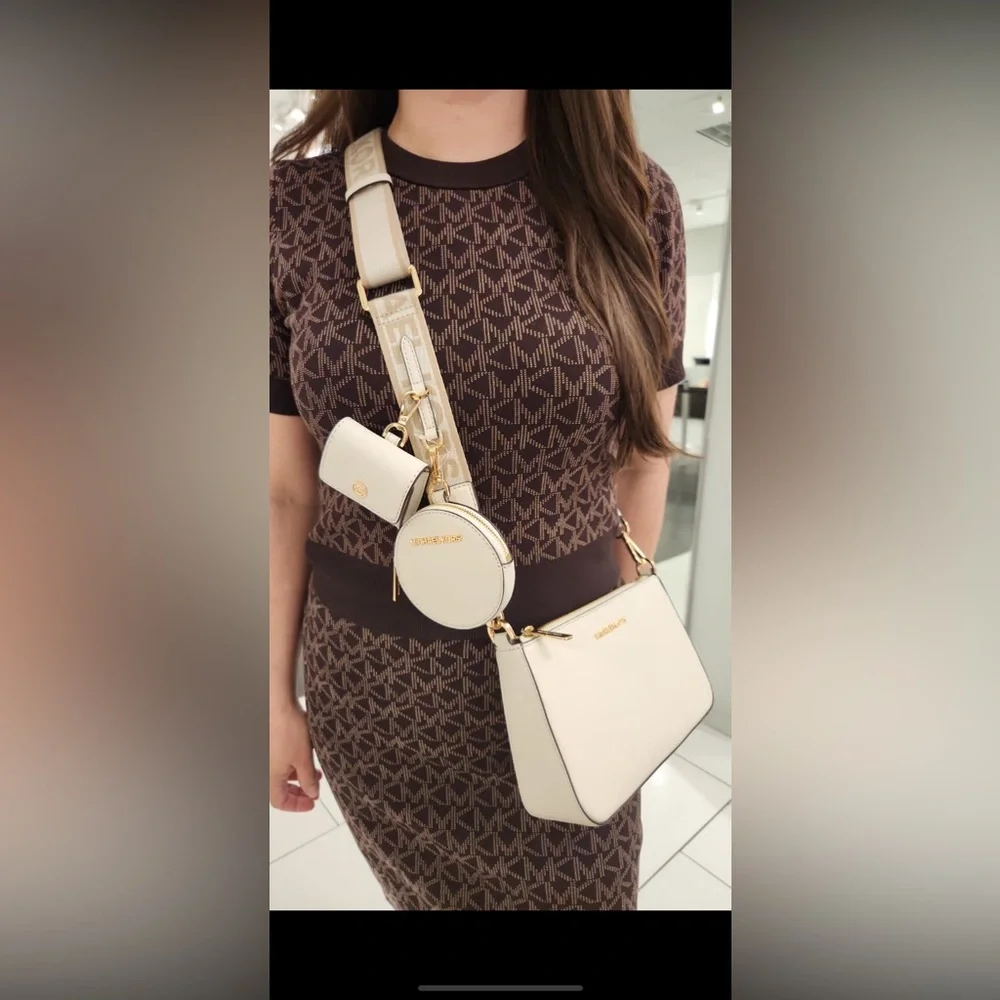 Michael Kors Small Tech Crossbody Bag with attachments